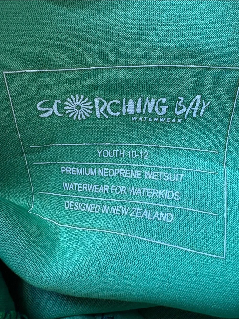 Scorching Bay Premium Neoprene Wetsuit Diving Surfing Youth 10-12 Blue Fish‎